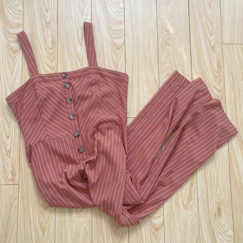 Striped Jumpsuit